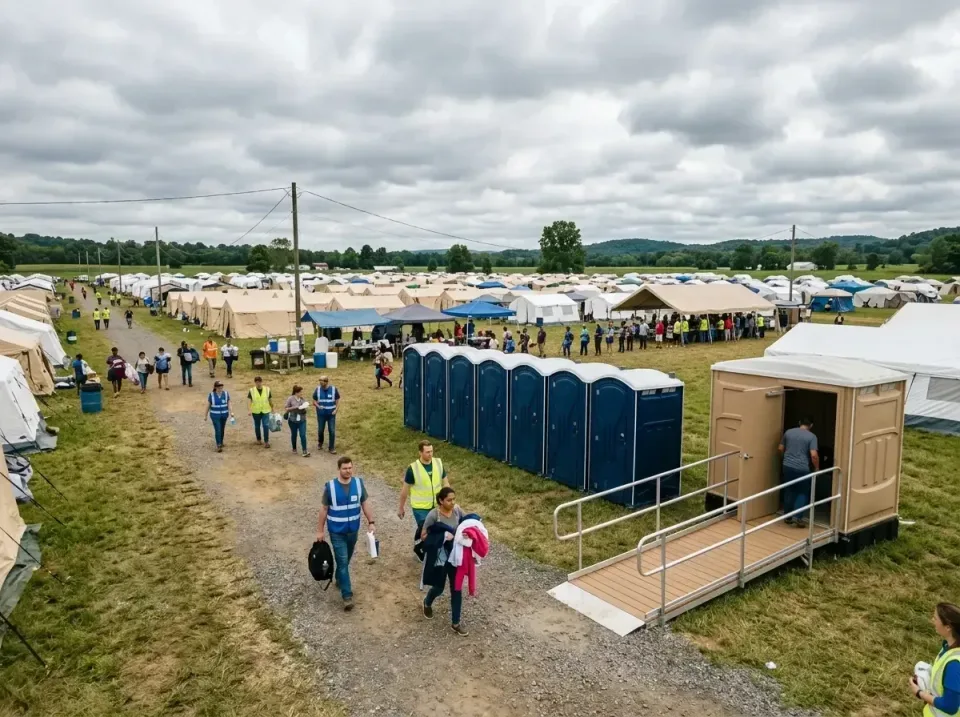 disaster-relief-camp-restrooms-010 — frequently asked questions, Dumpster & Portable Bathrooms Rental in Ampere North, NJ